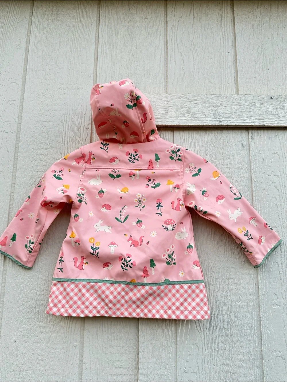 Stephen Joseph Raincoat - Strawberry Fields Girls Raincoat Sz 2T